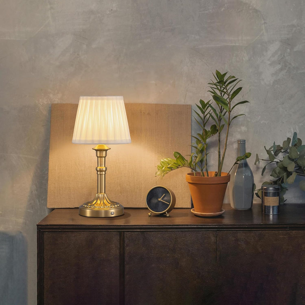 Wireless portable desk lamp